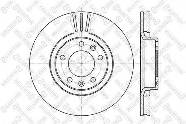 STELLOX 60209920VSX гальмівний диск