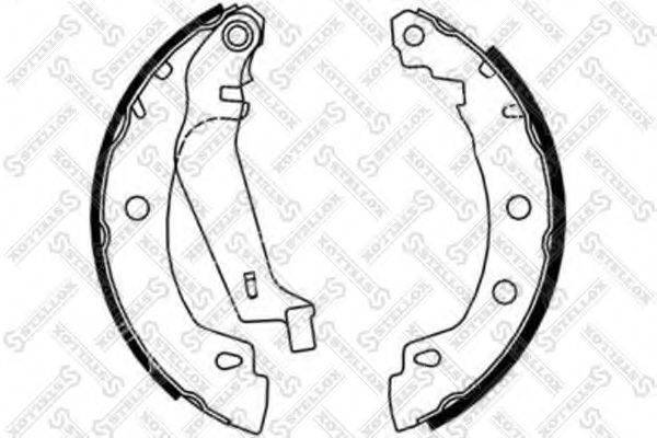 STELLOX 731100SX Комплект гальмівних колодок