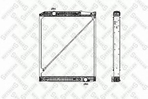 STELLOX 8103305SX Радіатор, охолодження двигуна