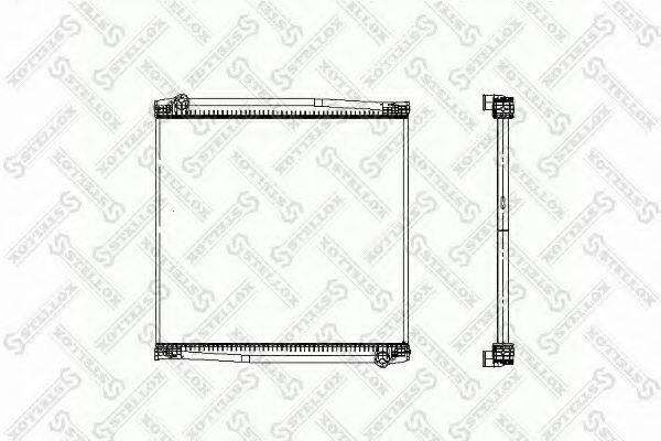 STELLOX 8103314SX Радіатор, охолодження двигуна