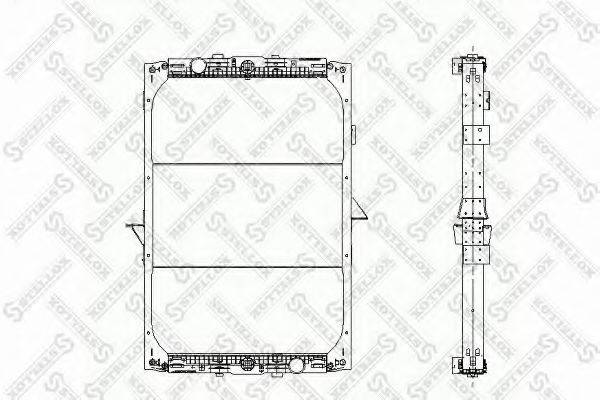 STELLOX 8103317SX Радіатор, охолодження двигуна