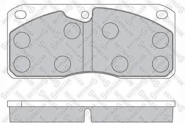 STELLOX 8501431SX Комплект гальмівних колодок, дискове гальмо