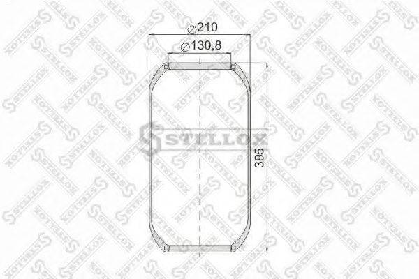 STELLOX 9006440SX Кожух пневматичної ресори