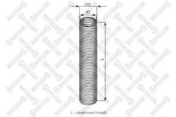 STELLOX 8201636SX Гофрована труба, вихлопна система