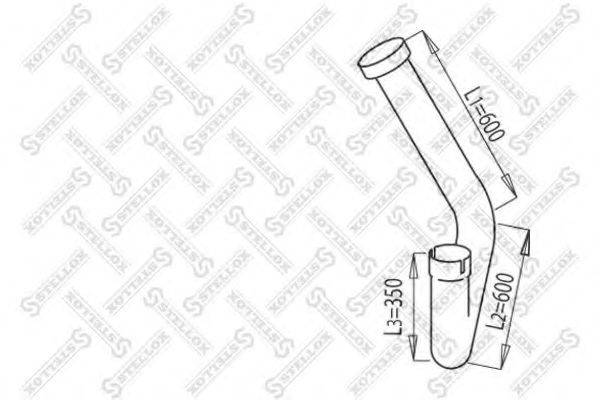 STELLOX 8203727SX Труба вихлопного газу