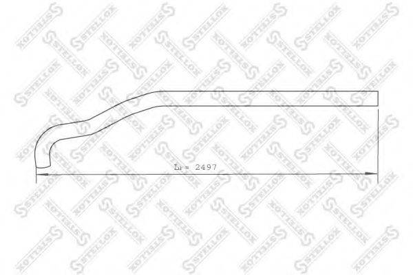 STELLOX 8203774SX Труба вихлопного газу