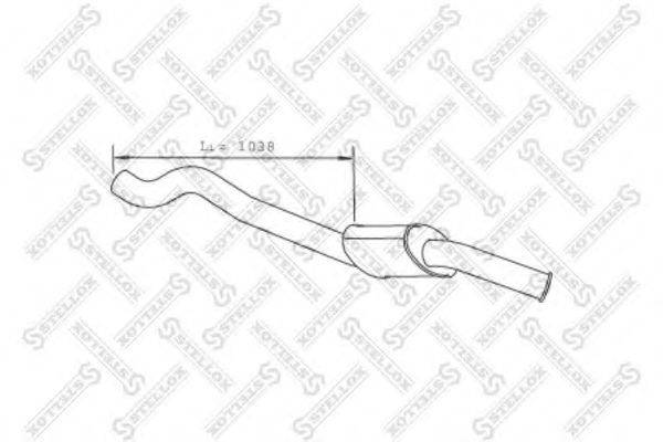 STELLOX 8203777SX Труба вихлопного газу