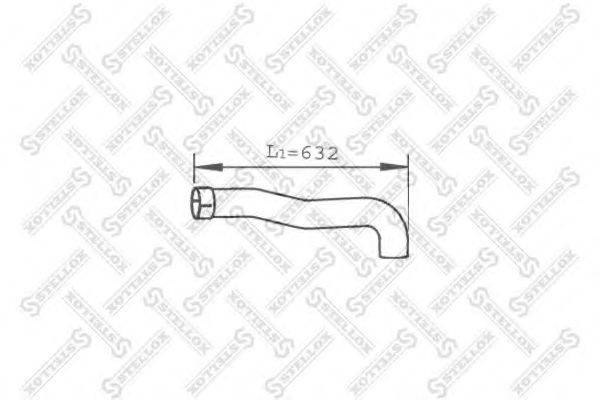 STELLOX 8203780SX Труба вихлопного газу