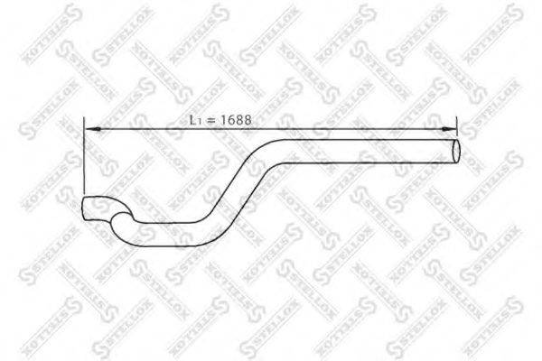 STELLOX 8203781SX Труба вихлопного газу