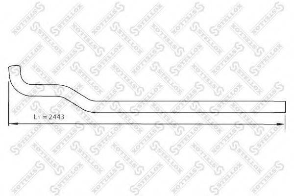 STELLOX 8203784SX Труба вихлопного газу