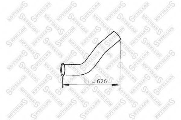 STELLOX 8203790SX Труба вихлопного газу