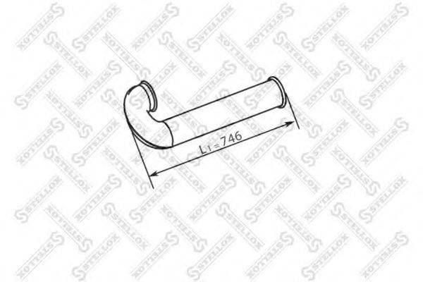 STELLOX 8203803SX Труба вихлопного газу