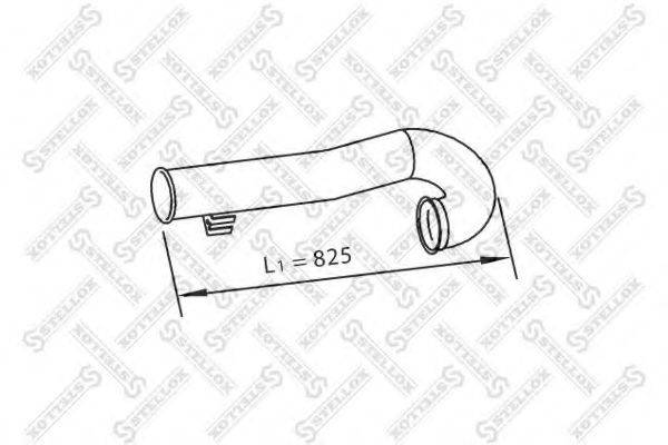 STELLOX 8203805SX Труба вихлопного газу