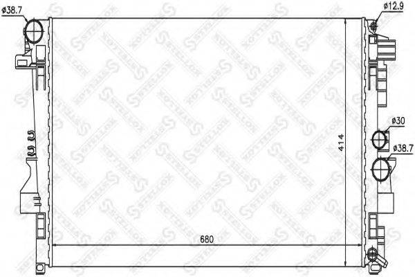 STELLOX 1025401SX Радіатор, охолодження двигуна