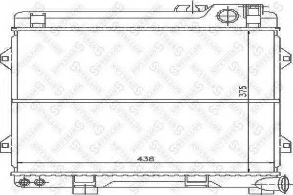 STELLOX 1025556SX Радіатор, охолодження двигуна