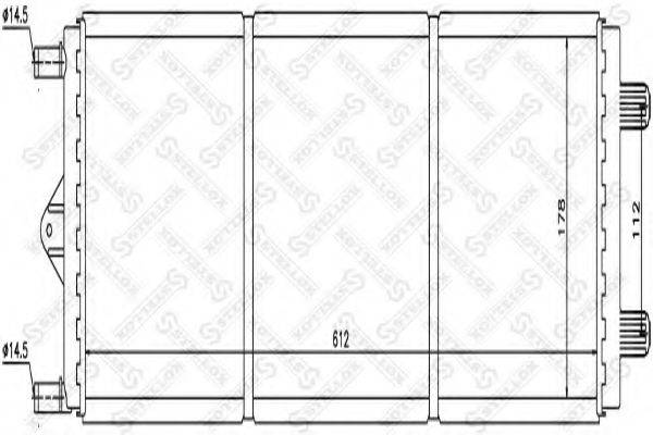 STELLOX 1025638SX Радіатор, охолодження двигуна