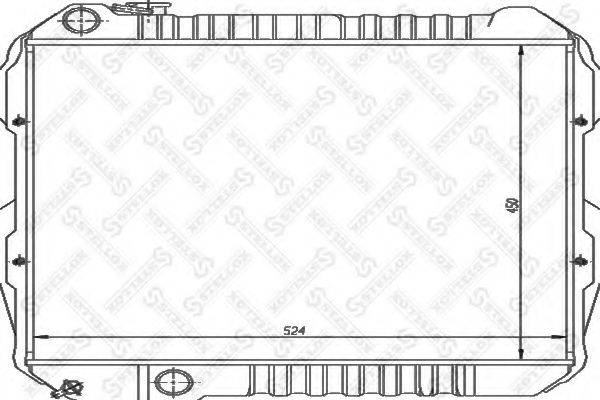 STELLOX 1026393SX Радіатор, охолодження двигуна