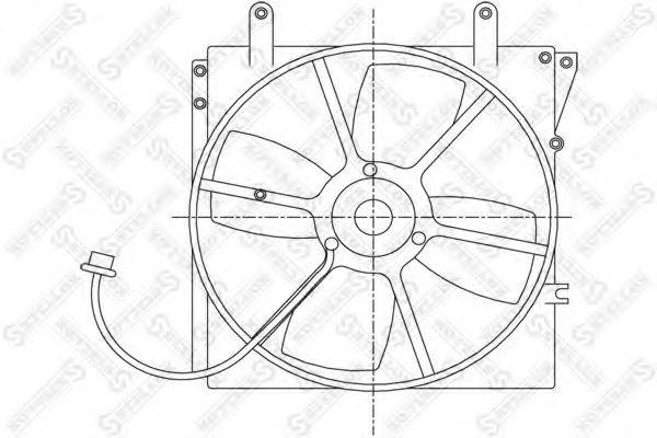 STELLOX 2999383SX Вентилятор, охолодження двигуна