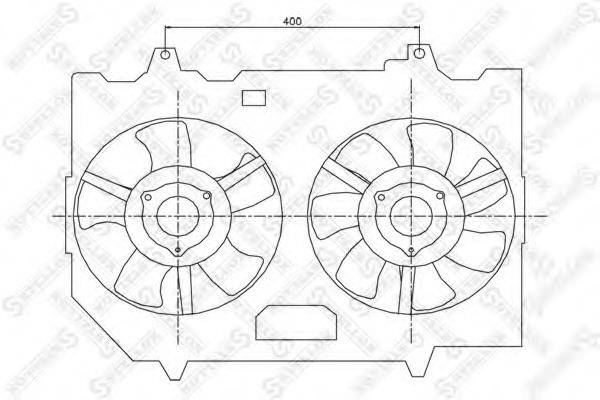 STELLOX 2999426SX Вентилятор, охолодження двигуна