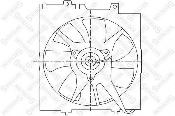 STELLOX 2999428SX Вентилятор, охолодження двигуна