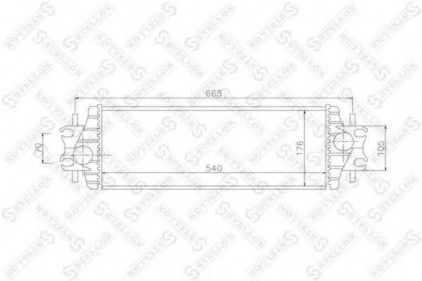 STELLOX 1040137SX Інтеркулер