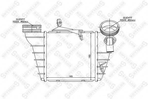 STELLOX 1040155SX Інтеркулер