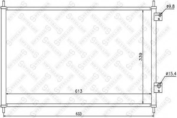 STELLOX 1045351SX Конденсатор, кондиціонер