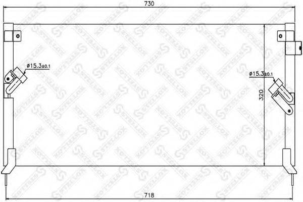 STELLOX 1045636SX Конденсатор, кондиціонер