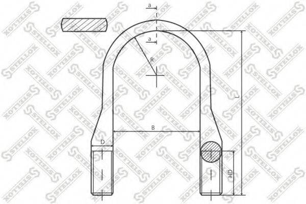 STELLOX 8464172SX Драбина ресори