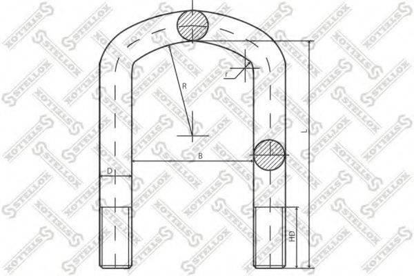 STELLOX 8464178SX Драбина ресори