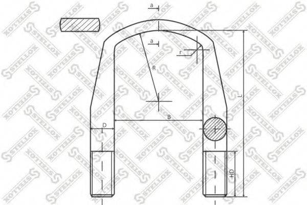 STELLOX 8464200SX Драбина ресори