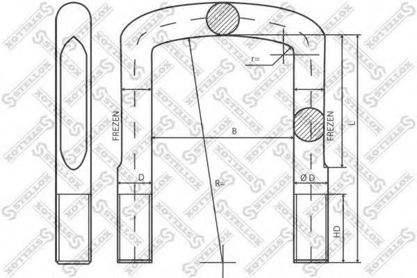 STELLOX 8464207SX Драбина ресори