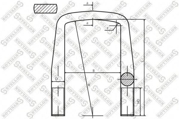 STELLOX 8464209SX Драбина ресори