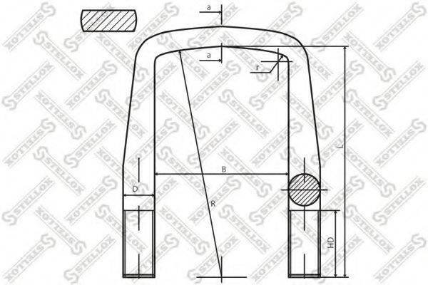 STELLOX 8464258SX Драбина ресори