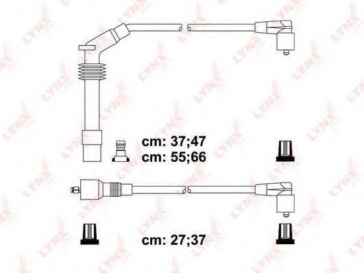 LYNXAUTO SPC5925 Комплект дротів запалювання