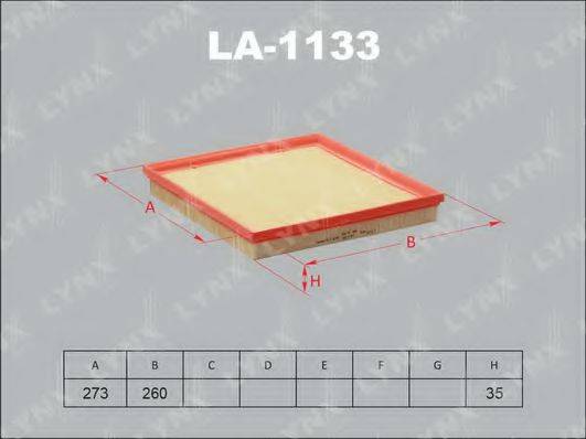 LYNXAUTO LA1133 Повітряний фільтр