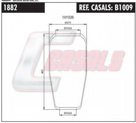 CASALS B1009 Кожух пневматичної ресори