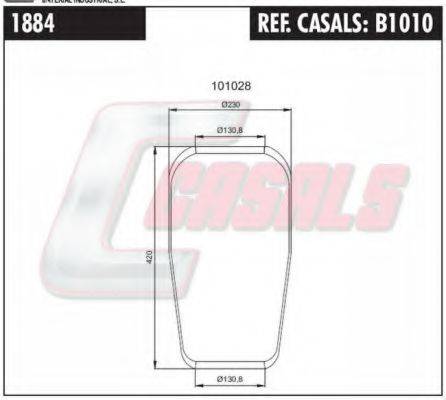 CASALS B1010 Кожух пневматичної ресори