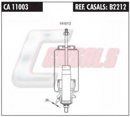 CASALS B2212 Гаситель, кріплення кабіни