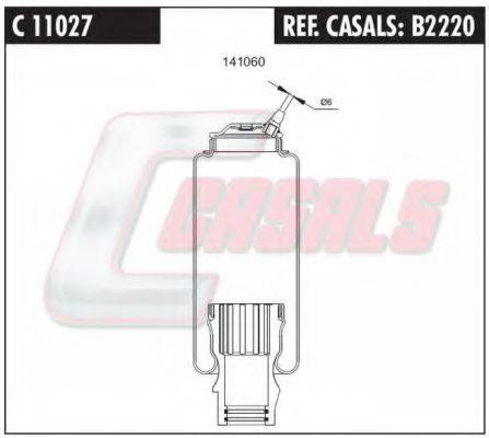 CASALS B2220 Гаситель, кріплення кабіни