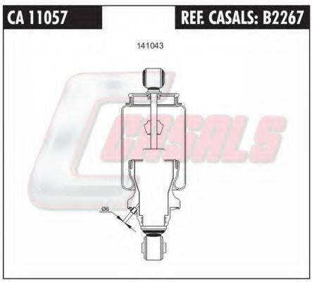 CASALS B2267 Гаситель, кріплення кабіни