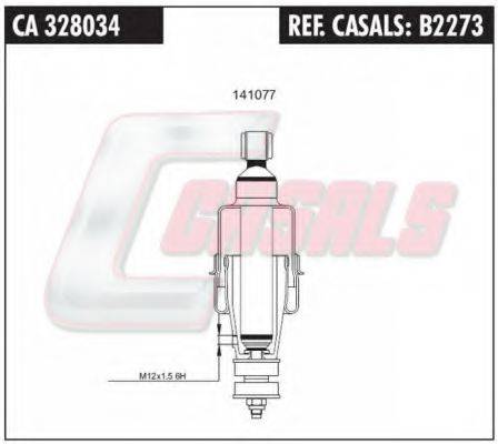 CASALS B2273 Гаситель, кріплення кабіни