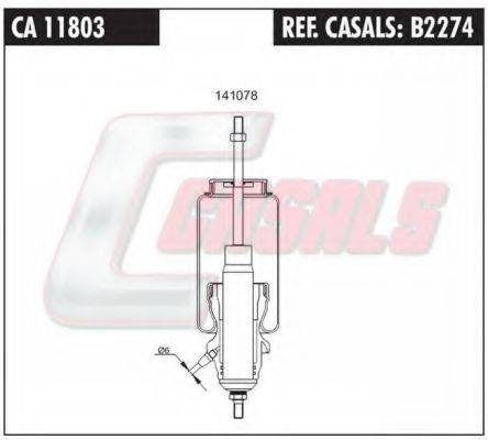 CASALS B2274 Гаситель, кріплення кабіни