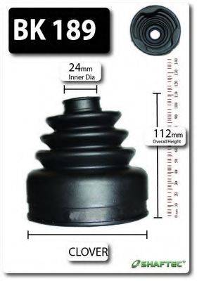 SHAFTEC BK189 Комплект пильника, приводний вал