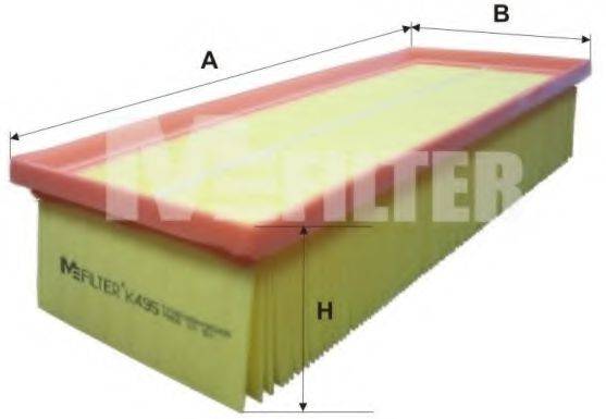 MFILTER K495 Повітряний фільтр