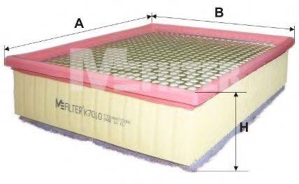 MFILTER K7010 Повітряний фільтр