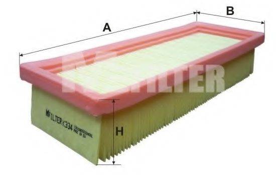 MFILTER K334 Повітряний фільтр