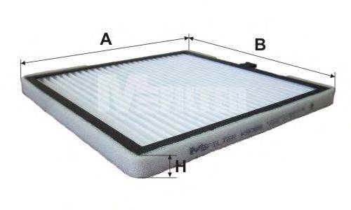 MFILTER K9088 Фільтр, повітря у внутрішньому просторі