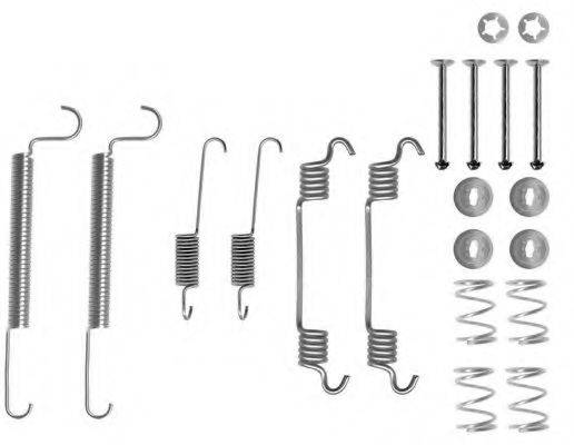 HELLA PAGID 8DZ355200461 Комплектуючі, гальмівна колодка