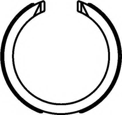 HELLA PAGID 8DA355051051 Комплект гальмівних колодок, стоянкова гальмівна система